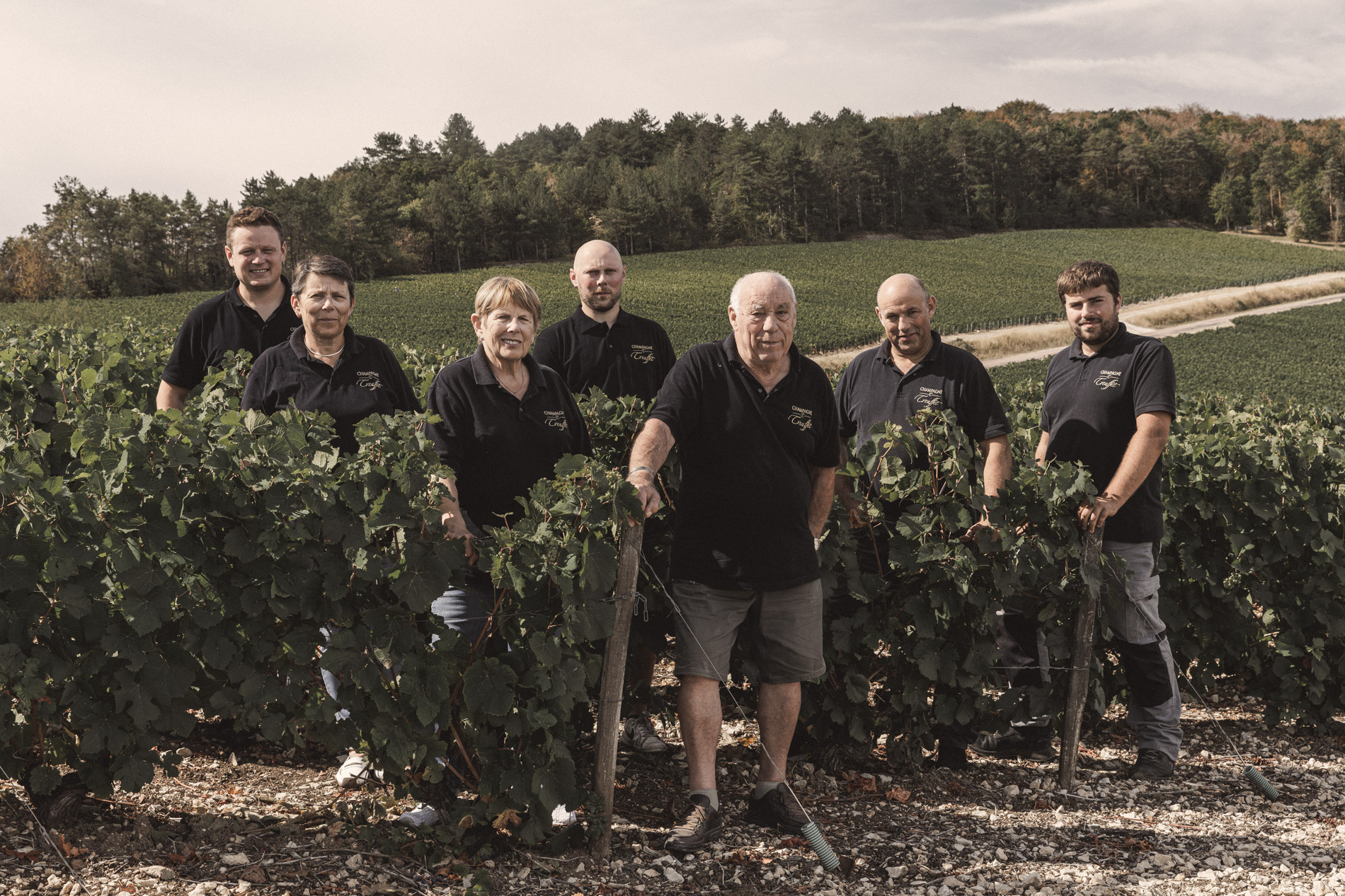 La cinquième génération de la famille Champagne Treuffet