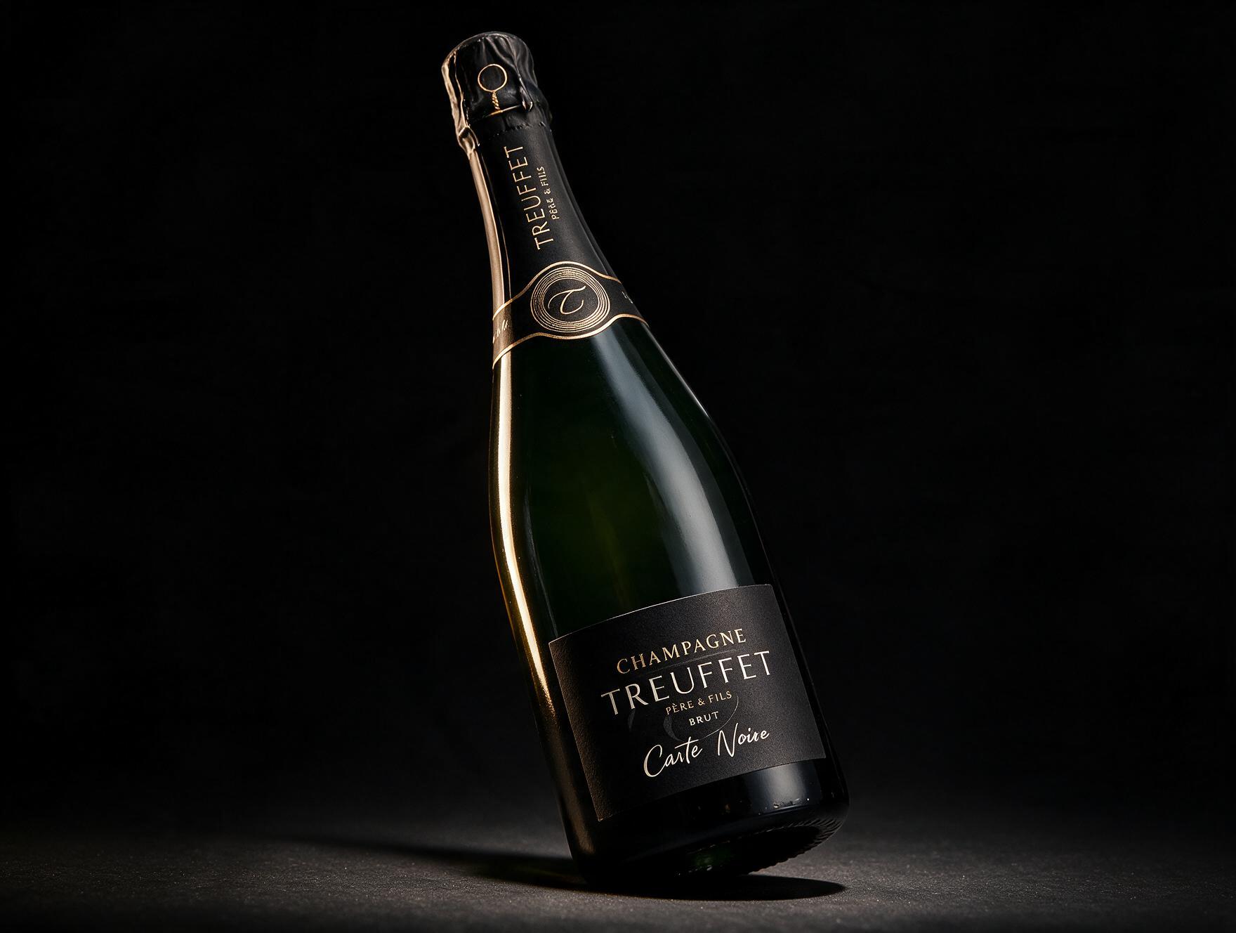 Bouteille de Champagne Treuffet Carte Noire